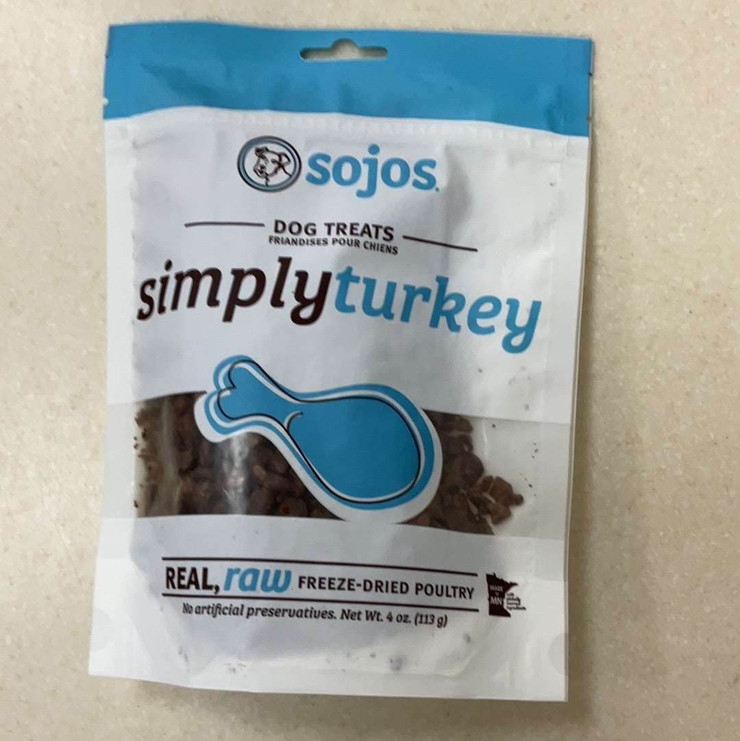 Sojos SimplyTurkey Raw Freeze-D-Turkey : 4 oz.