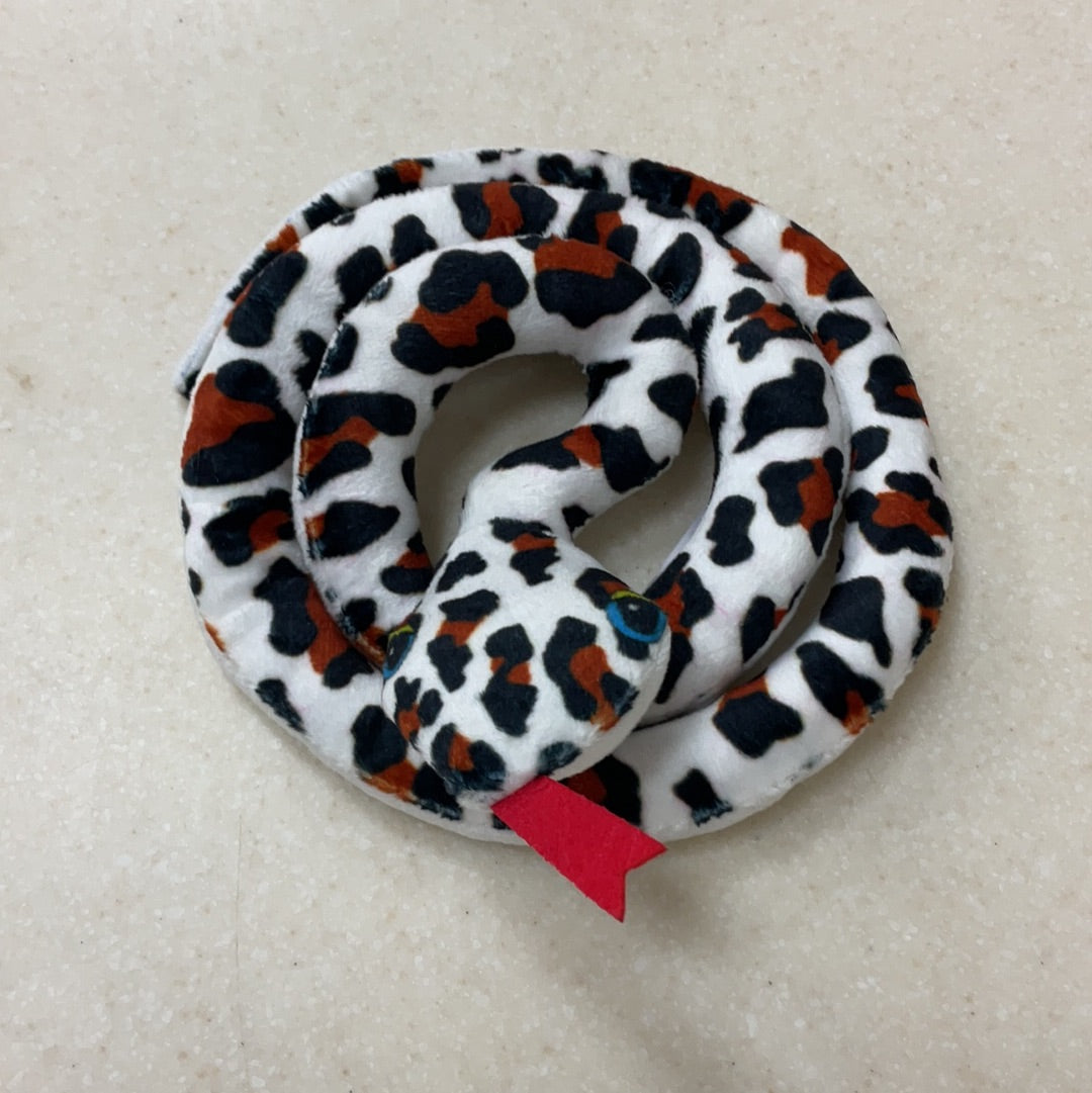 Snake Cat Toy Black/Brown/White