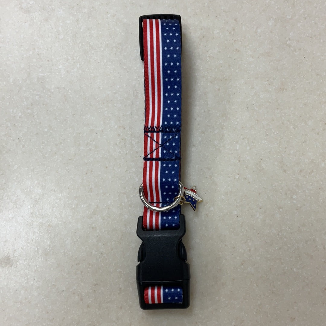 American Flag Dog Collar