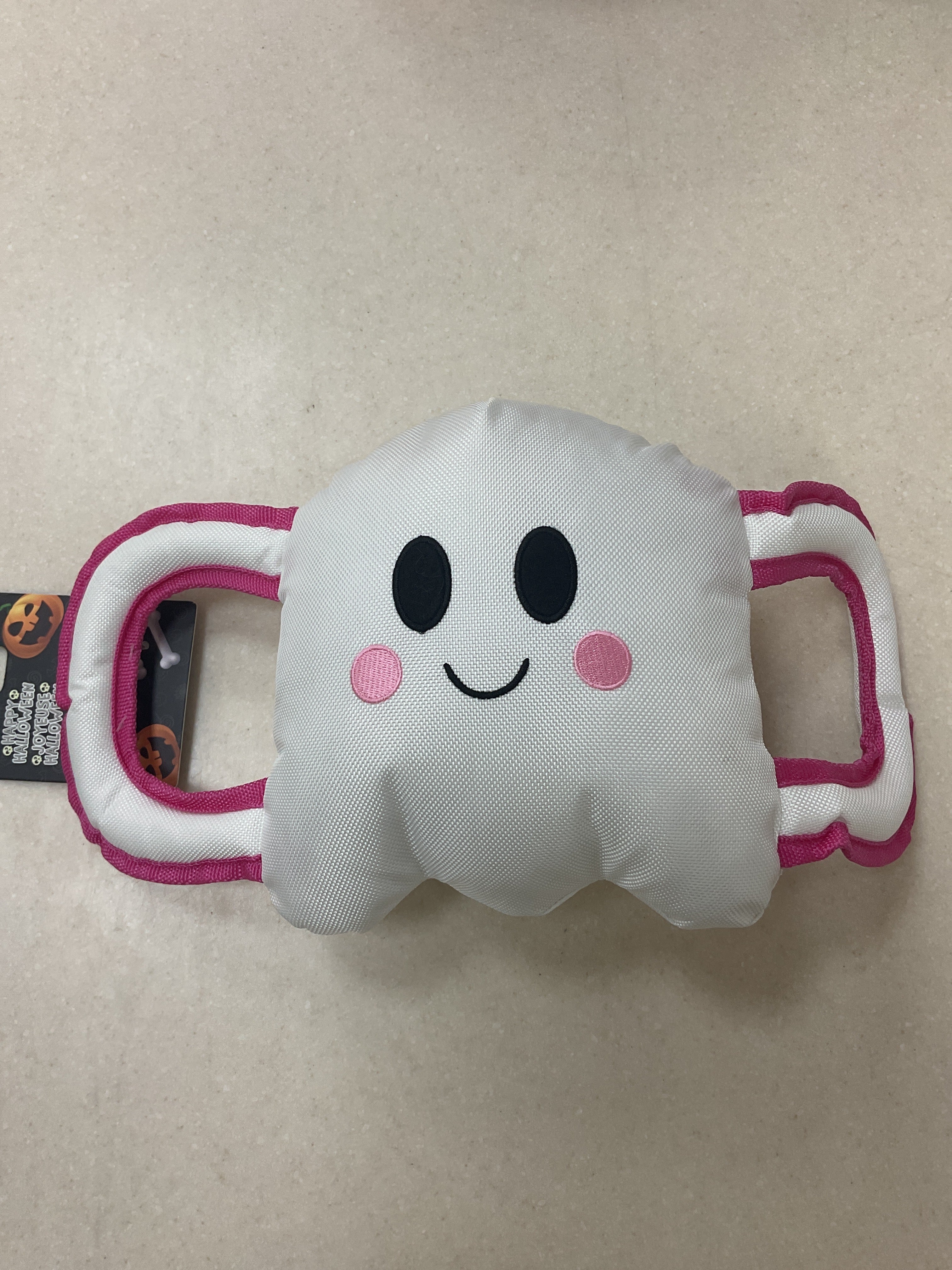 Halloween Ghost with Handles Dog Toy