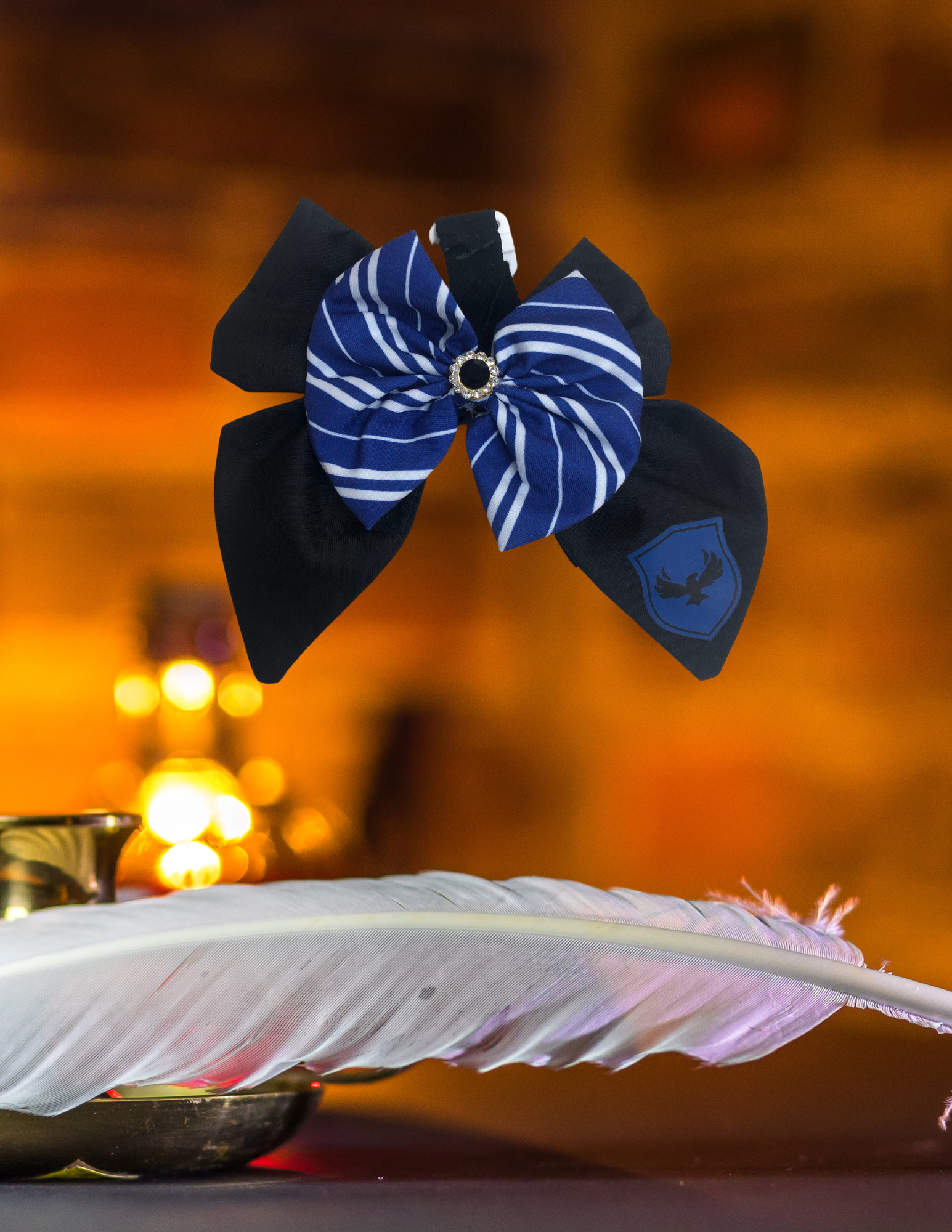 Wizarding Ravenclaw Dog Bowtie