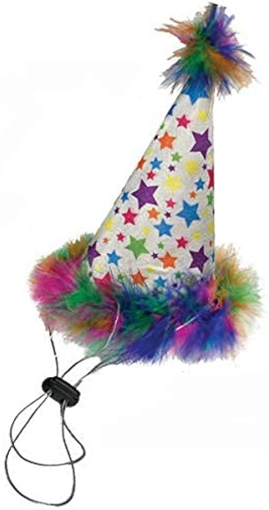 Huxley & Kent Superstar Party Dog Hat Small