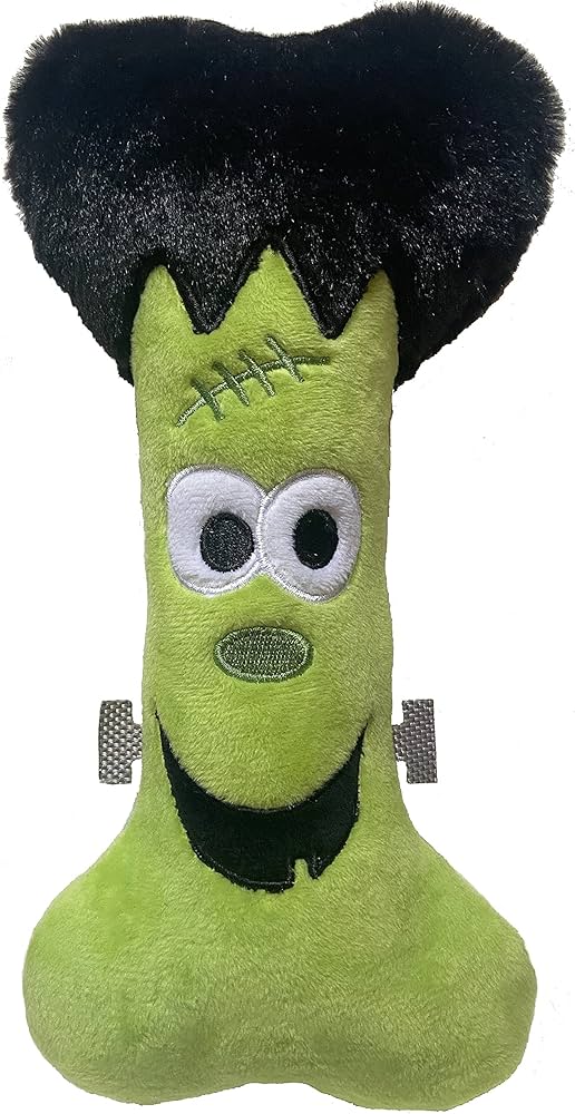 Huxley & Kent Frankenstein Bone Dog Toy