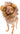 Pet Krewe Lion Mane Dog Costume Small