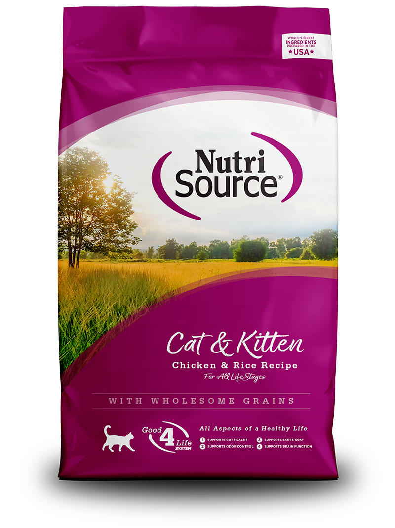 NutriSource Cat & Kitten Ckn/R-Chicken/Rice : 16 lbs.