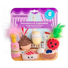 Catstages Purresco & Cupcakes Cat Toys 6pk