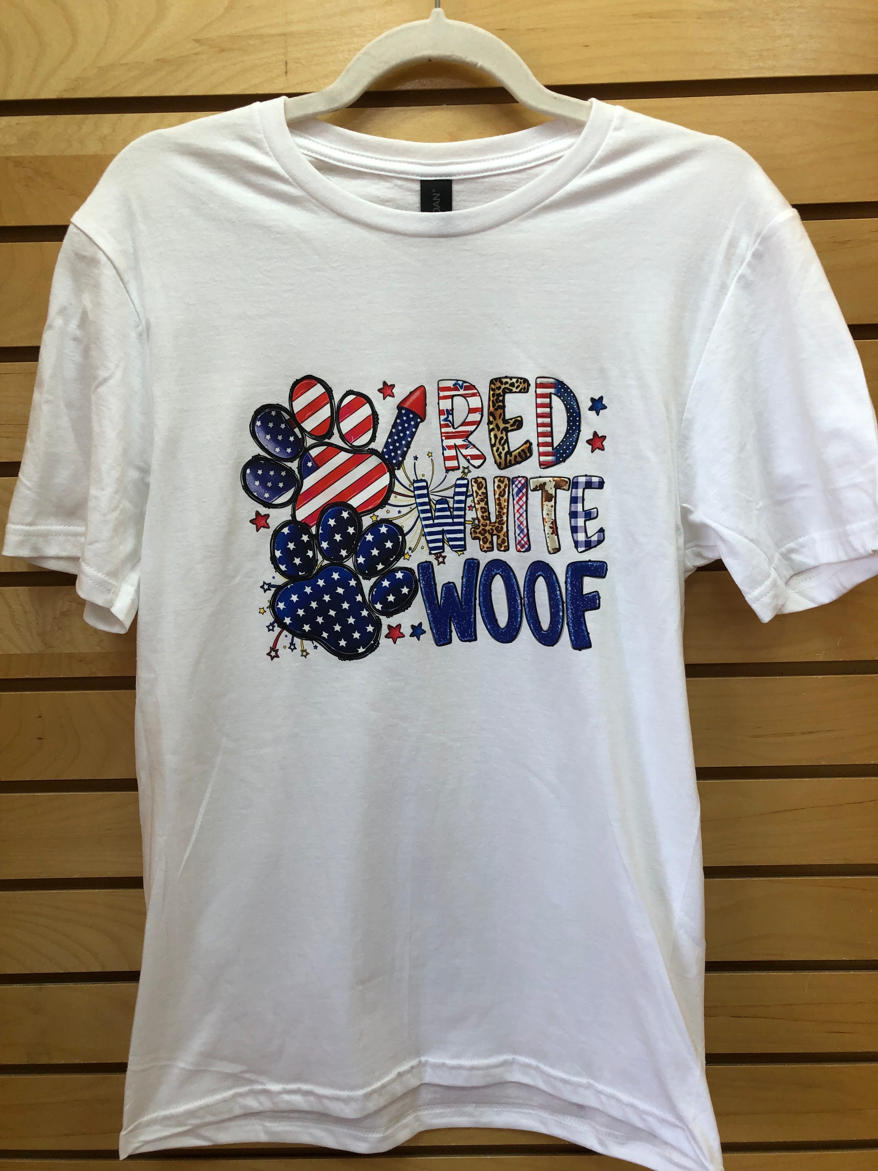 Red, White, & Woof T-Shirt