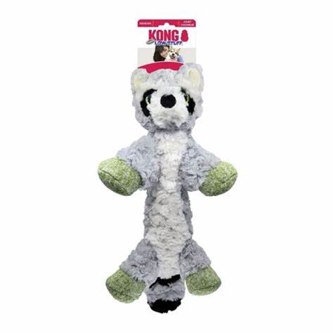 Kong Low Stuff Flopzie Raccoon Medium