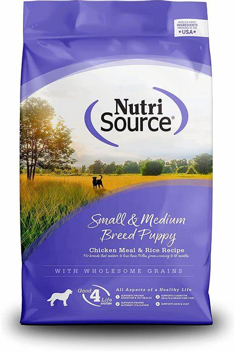 NutriSource Sm/Med Breed Puppy-15 lbs