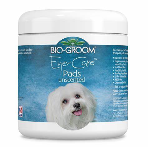 Bio-Groom Eye Care Pads Unscented for Dogs