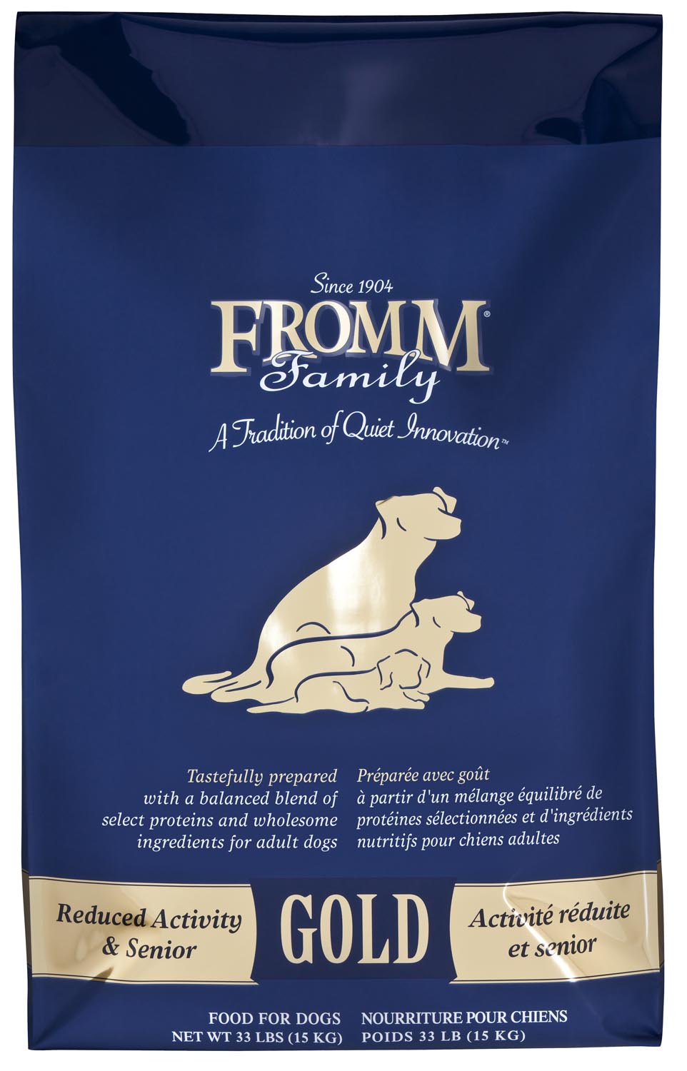 Fromm Family Gold Reduced Activity & Senior Dry Dog Food, 15-lb