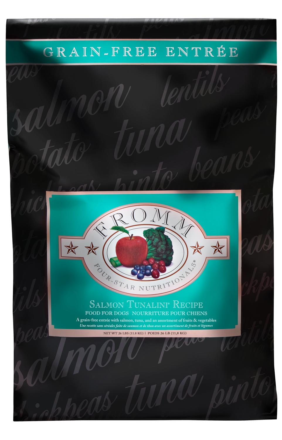 Fromm Four-Star Nutritionals Salmon Tunalini Dry Dog Food, 4-lb