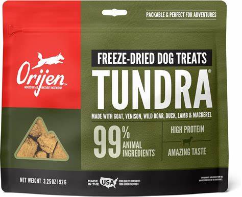 Orijen Freeze Dried Tundra Dog Treats 3.25oz.